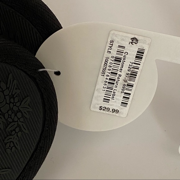 Jenni Intimates Women’s Hello Gorgeous Black Slippers Size Small - Picture 4 of 4